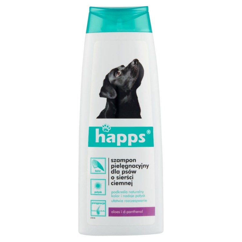 BROS   HAPPS Szampon dla psów 250ml do ciemnej sierści  - Sklep i hurtownia FH German