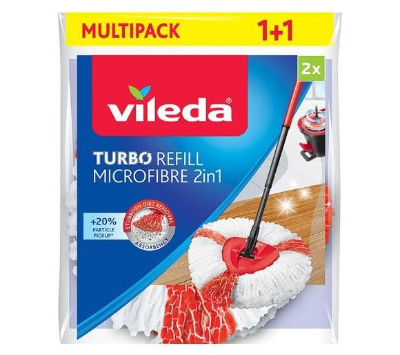 VILEDA   Wkład do mopa obrotowego 2szt Turbo 2w1  - Sklep i hurtownia FH German