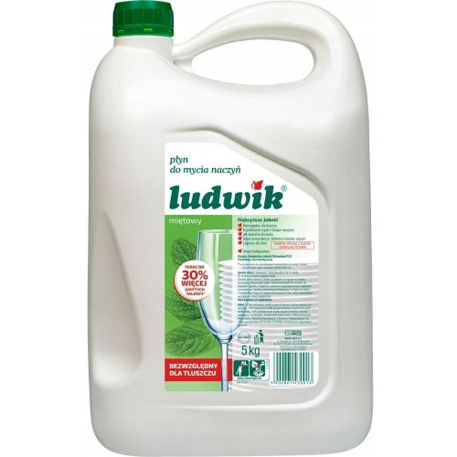 LUDWIK   Płyn do mycia naczyń 5l Mięta    /114/
