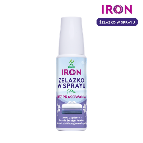 IRON   Żelazko w Sprayu Plus 100ml bez prasowania - Sklep i hurtownia FH German