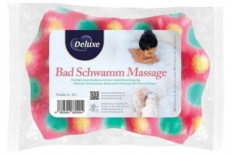 DELUXE Gąbka do kąpieli Dush Massage DE