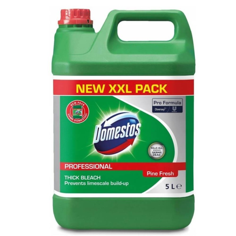 DOMESTOS   Płyn do WC professional  Antybakteryjny 5L Pine - Sklep i hurtownia FHGerman