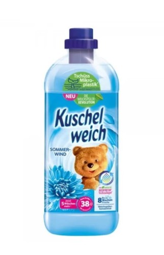 Kuschelweich  Płyn do płukania 1l 38 płukań Sommerwind niebieski DE /12/