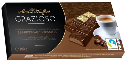 MAITRE   Czekolada Gorzka Grazioso Espresso 100g AT