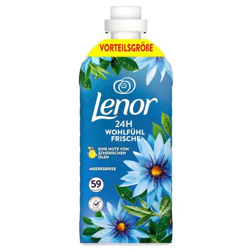 LENOR Płyn do Płukania Meeresbrise 1,239 L – 59 płukań, z Niemiec