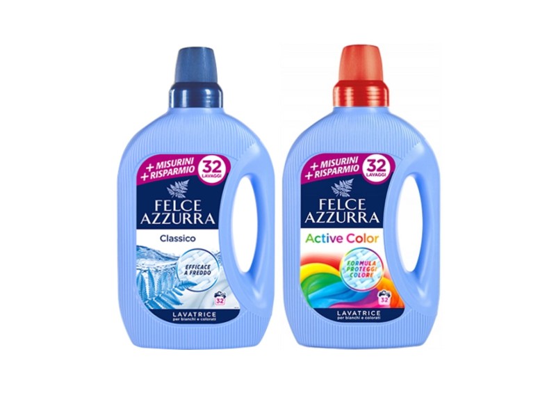 FELCE AZZURRA Zestaw włoskich płynów do prania Classic + Color 2×1,595 L - Sklep i hurtownia FH German