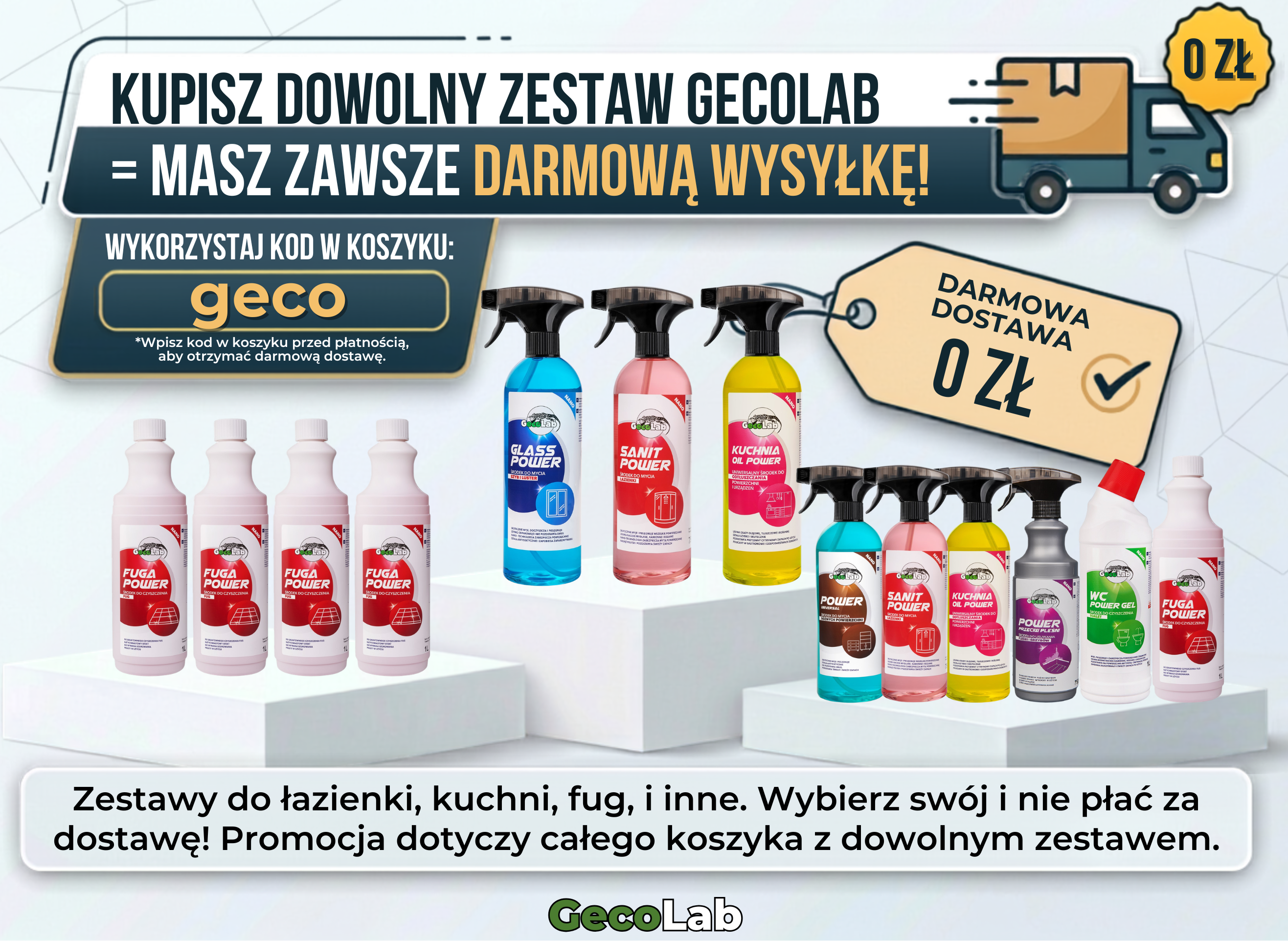 Geco zestaw Chemia z Niemiec - Sklep i hurtownnia German